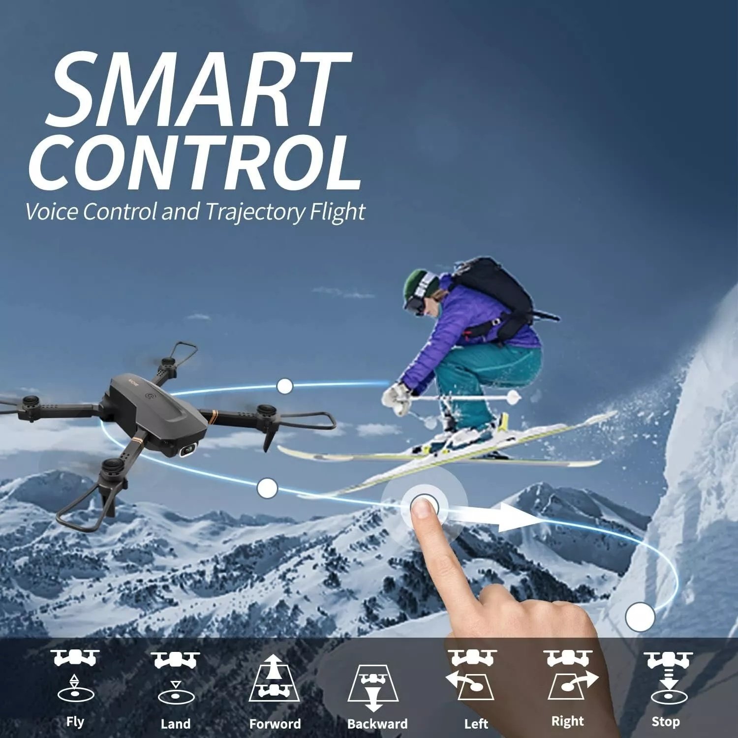 4DRC V4 Foldable Mini Drone With Camera 4K 1080P HD Drone ,3 Batteries,Drones For Adults Kids,Remote-controlled Quadcopter,Logistics Is Randomly Sent By UPS,USPS, - Image 4