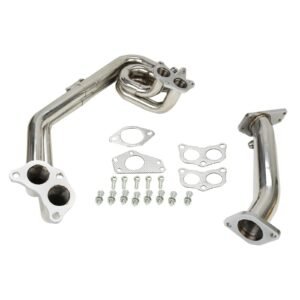 Stainless Steel Exhaust Manifold Header For 08-14 Subaru Impreza WRX STi GE GH GR GV 2.0L  2.5L EJ20  EJ25 H4,2008 2009 2010 2011 2012 2013 2014