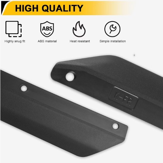 Front Rear Fender Flares Compatible With 2007-2018 Wrangler JK JKU, Off-Road Wheel Flares Liner 4 PCS - Image 7