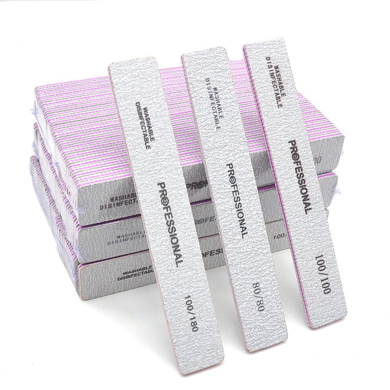 5 Pcs/Pack Square Nail File 80 100 180 Grit Poishing Files Strong Sandpaper Manicure Nails File Kit Salon Tools - Image 22