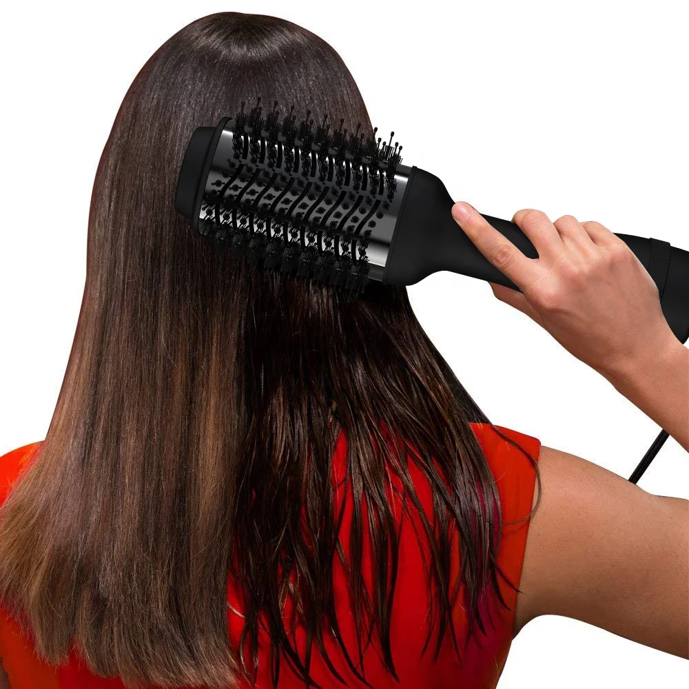 Multi Functional 3 in 1 One Step Hair Straightener and Curler Comb With 3 Heat Settings Hot Air Brush Dryer - Image 6