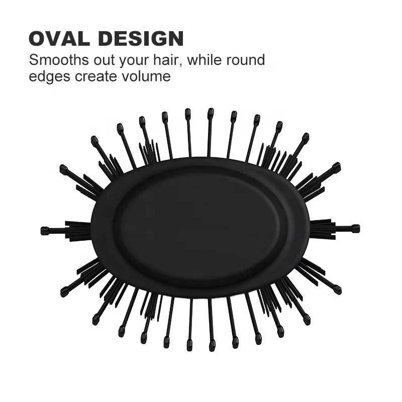 Multi Functional 3 in 1 One Step Hair Straightener and Curler Comb With 3 Heat Settings Hot Air Brush Dryer - Image 4