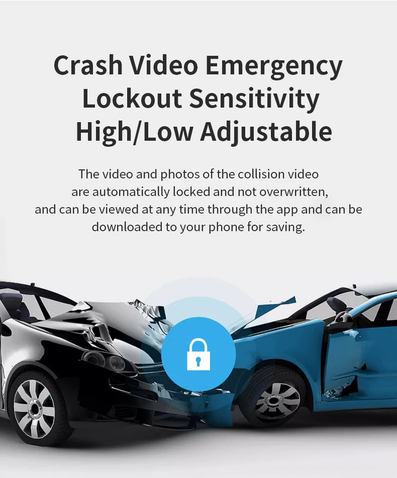 HP car camera dash cam camera 2k HD night vision WiFi DVR video loop video parking monitoring car dashcam auto - Image 21