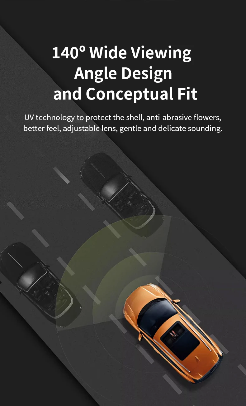 HP car camera dash cam camera 2k HD night vision WiFi DVR video loop video parking monitoring car dashcam auto - Image 20