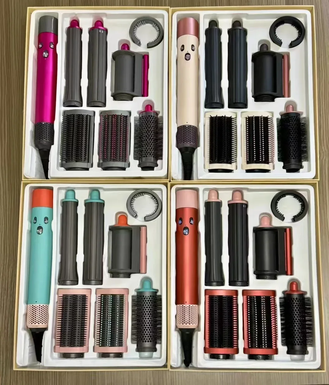 7 in1 Multi Hair Styler Curling Iron ProfessionalStraightener BarrelBrush DryerHotcomb Salon Tool Fast Heating for HomeUsecurler - Image 2