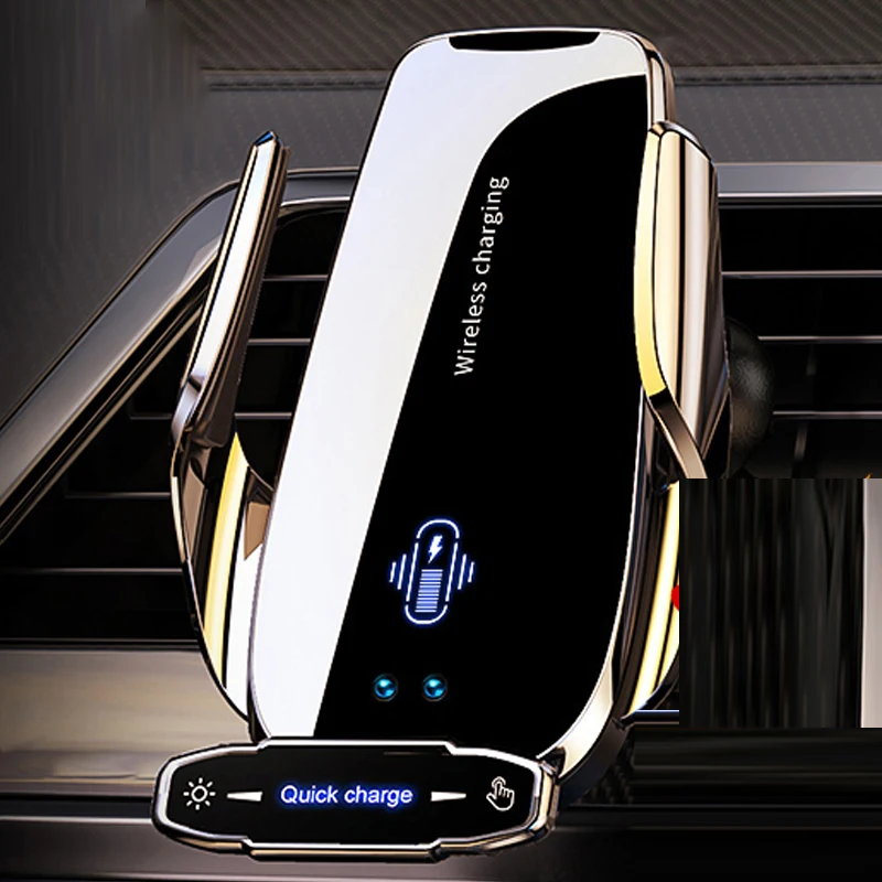 Wireless Charger For Car Mobile Cell Phone Holder Support For Mobile Car Mount Automotive Electric Induction Auto Clamping - Image 8