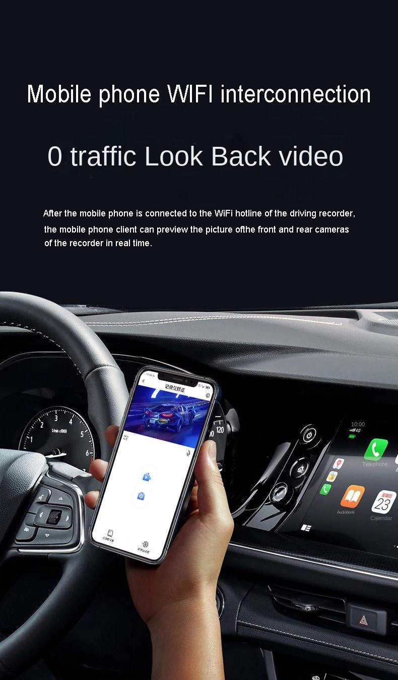 Onedo 4K 4CH Hidden Dash Cam with APP Night Vision Motion Detection 24/7 Parking Monitor G-Sensor Loop Recording WDR Blackbox Car DVR - Image 23