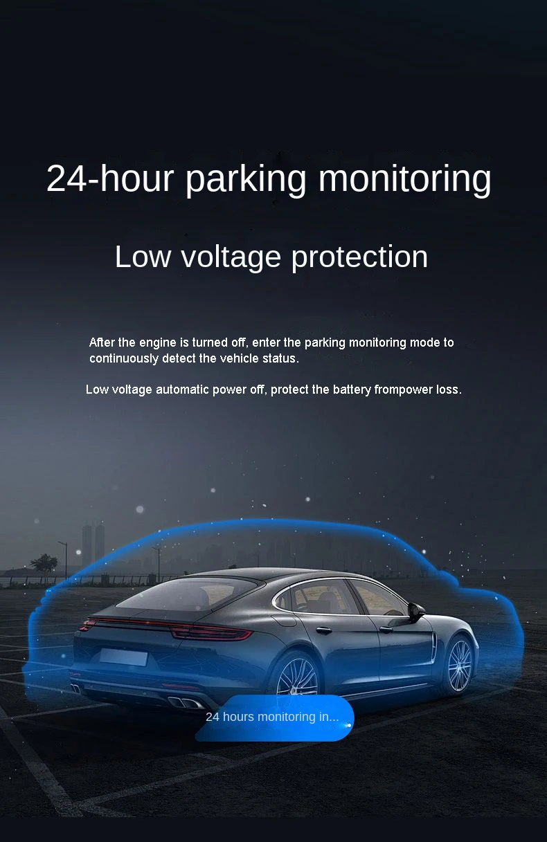 Onedo 4K 4CH Hidden Dash Cam with APP Night Vision Motion Detection 24/7 Parking Monitor G-Sensor Loop Recording WDR Blackbox Car DVR - Image 22