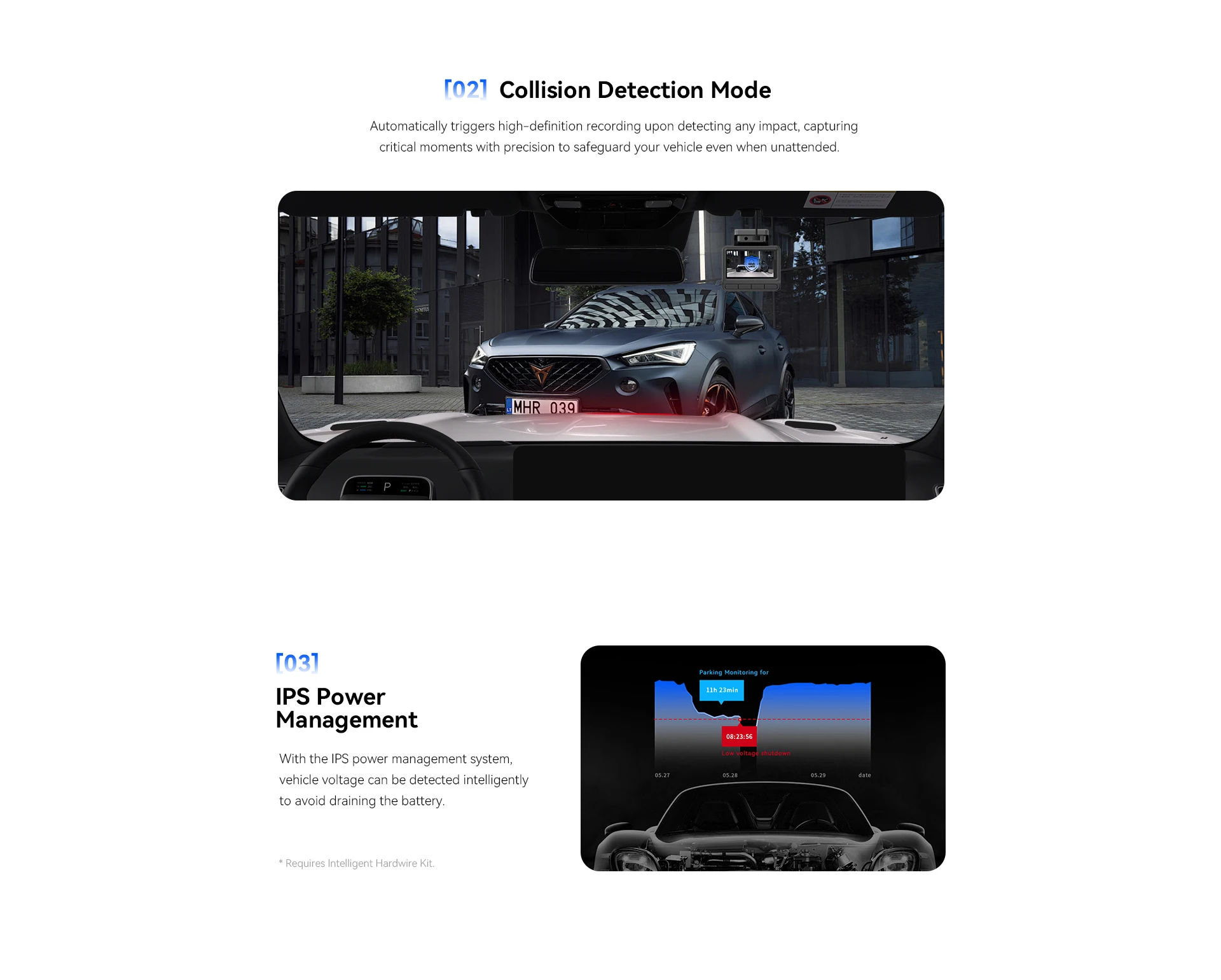 2025 New DDPAI Z50 Pro Dash Cam 4K Car DVR Night Vision 5GHz Wi-Fi GPS ADAS 24h Parking mode Front and Rear Camera - Image 20