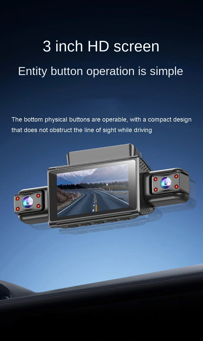 Onedo 4K 4CH Hidden Dash Cam with APP Night Vision Motion Detection 24/7 Parking Monitor G-Sensor Loop Recording WDR Blackbox Car DVR - Image 18