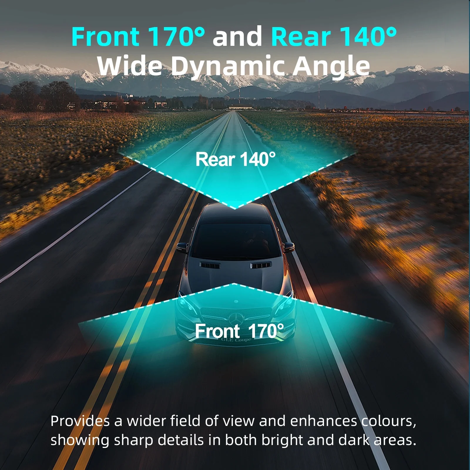 QOZ 4K Dash Cam Dual Lens Driving Recorder Car DVR 2.5K Rear Lens Camera Built-In WiFi GPS 24-Hour Parking Monitoring Black Box - Image 5