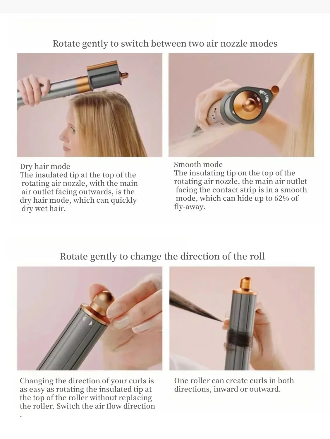 7 in1 Multi Hair Styler Curling Iron ProfessionalStraightener BarrelBrush DryerHotcomb Salon Tool Fast Heating for HomeUsecurler - Image 22