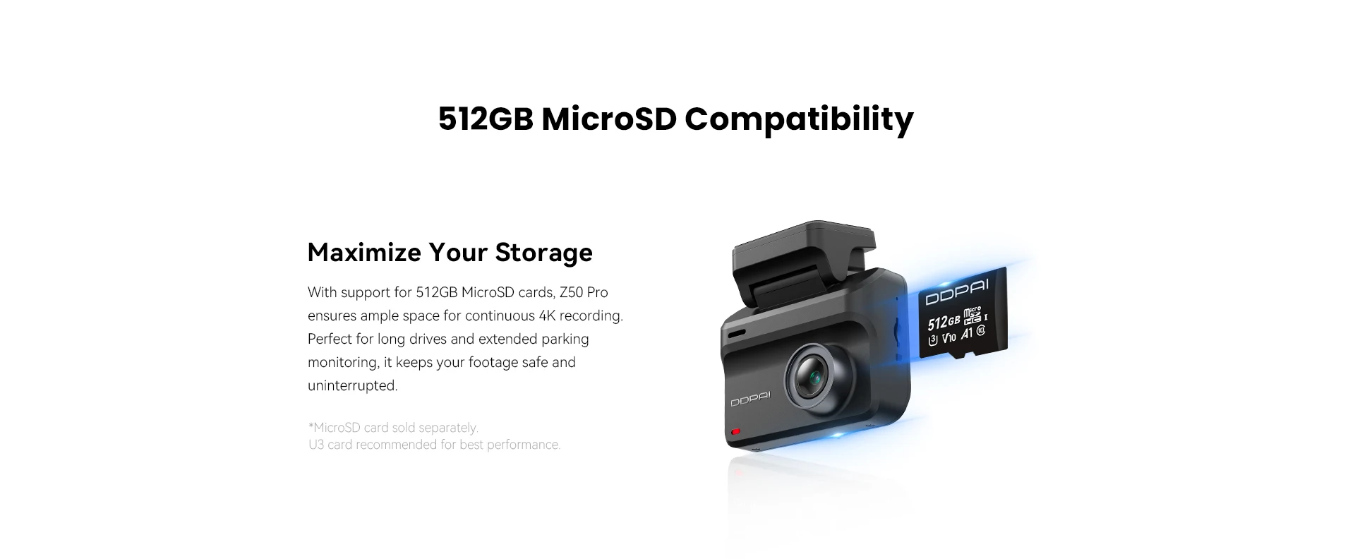 2025 New DDPAI Z50 Pro Dash Cam 4K Car DVR Night Vision 5GHz Wi-Fi GPS ADAS 24h Parking mode Front and Rear Camera - Image 21