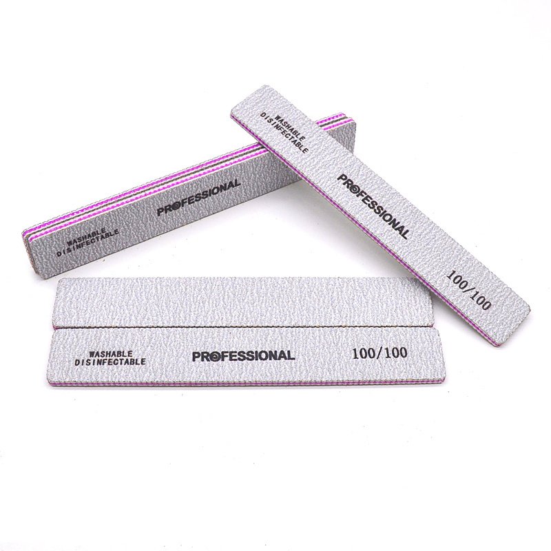 5 Pcs/Pack Square Nail File 80 100 180 Grit Poishing Files Strong Sandpaper Manicure Nails File Kit Salon Tools - Image 13