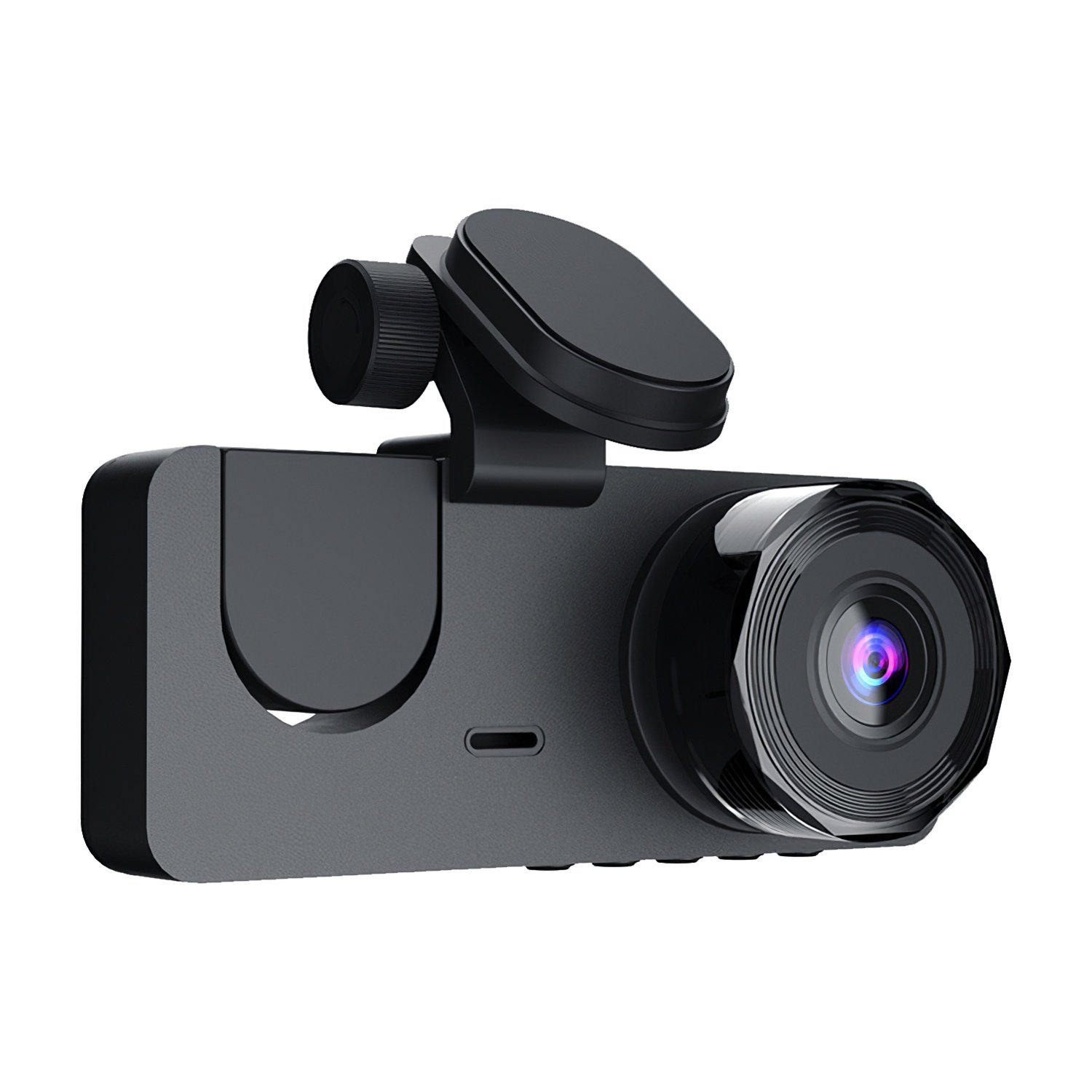 3 Channel Dash Cam Front Inside Rear Vehicle Driving Recorder Car DVR With 32G MMC Card G Sensor Motion Detection Parking Monitor Loop Recording - Image 4