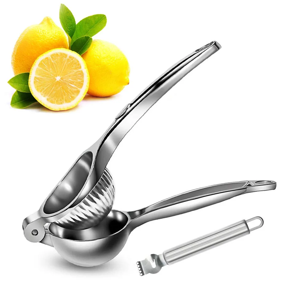 LMETJMA Premium Lemon Squeezer Zinc Alloy Manual Press Juicer Lime Squeezer for Lemon Citrus Orange Fruit JT217 - Image 7
