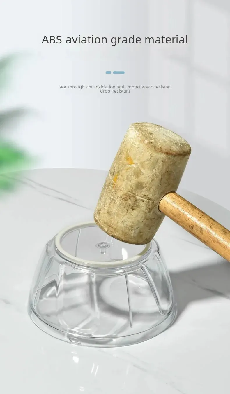 Home Kitchen Manual Ginger Grinder Garlic Mud Splasher Multifunctional Vegetable Cutter Handheld Meat Grinder Modern Minimalist - Image 15