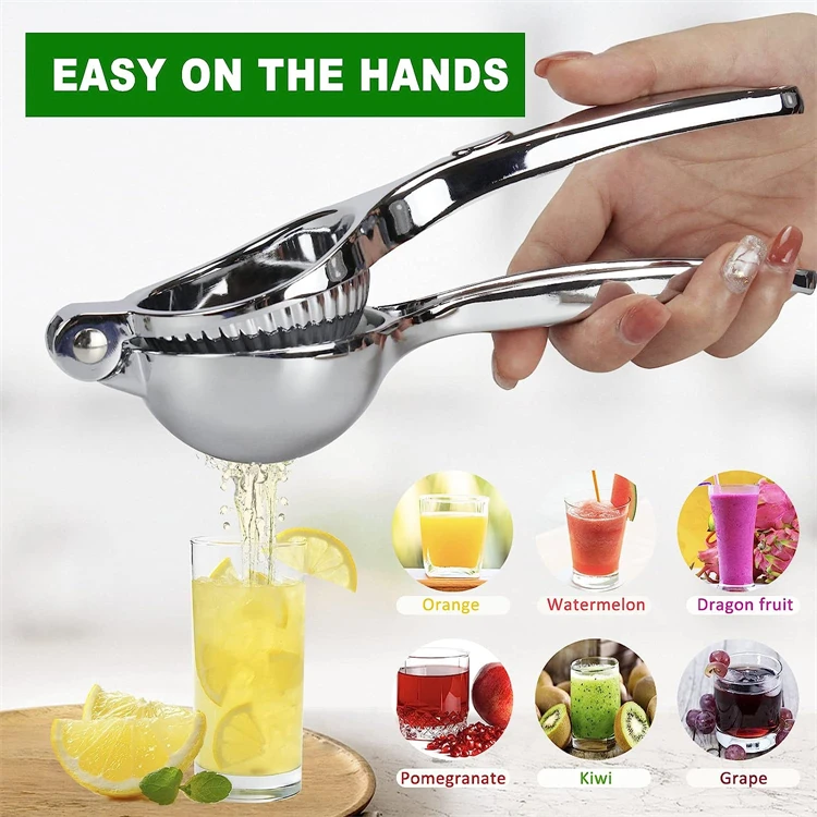 LMETJMA Premium Lemon Squeezer Zinc Alloy Manual Press Juicer Lime Squeezer for Lemon Citrus Orange Fruit JT217 - Image 15
