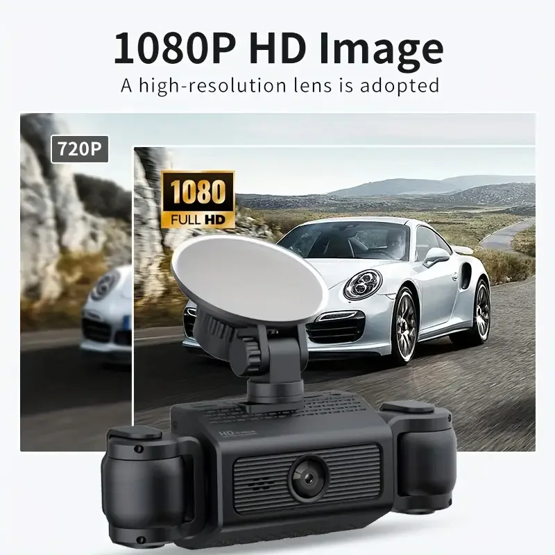 4camera WIFI Car DVR Video Recorder 360° Dash Cam Car DVR Night Vision Front left right With Rear View camera Car Assecories - Image 12