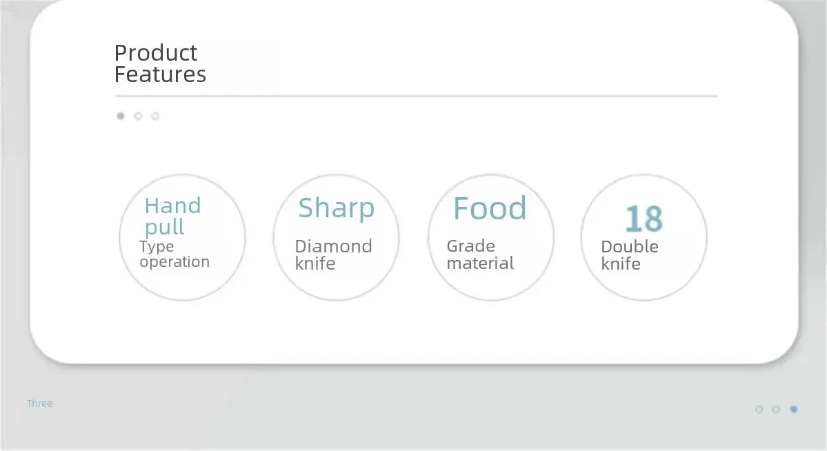 Home Kitchen Manual Ginger Grinder Garlic Mud Splasher Multifunctional Vegetable Cutter Handheld Meat Grinder Modern Minimalist - Image 11