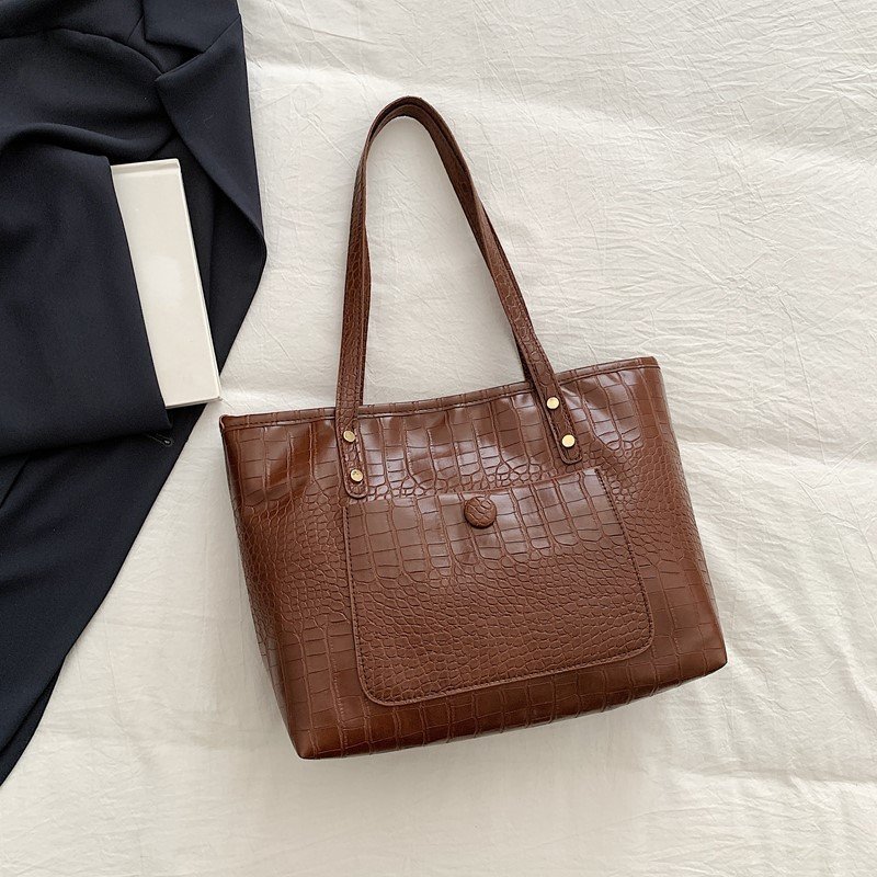 Retro Large Capacity Minimalist Single-shoulder Commuter Fashionable Handbag - Image 6